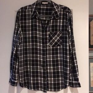 Flannel button down shirt